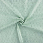 Remnant of sage green openwork knit fabric – various lengths x width 140 cm - Ribes y Casals