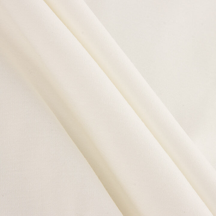 Natural White Rayon Ponte Roma Knit - Ribes y Casals
