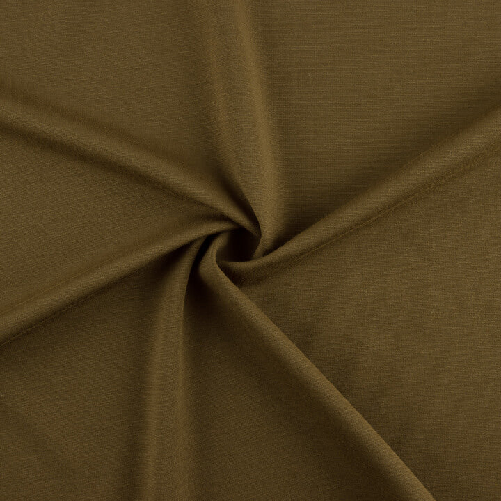 Caramel Brown Rayon Ponte Roma Top - Ribes y Casals