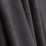 Dark Grey Scuba Knit Velour Top - Ribes y Casals