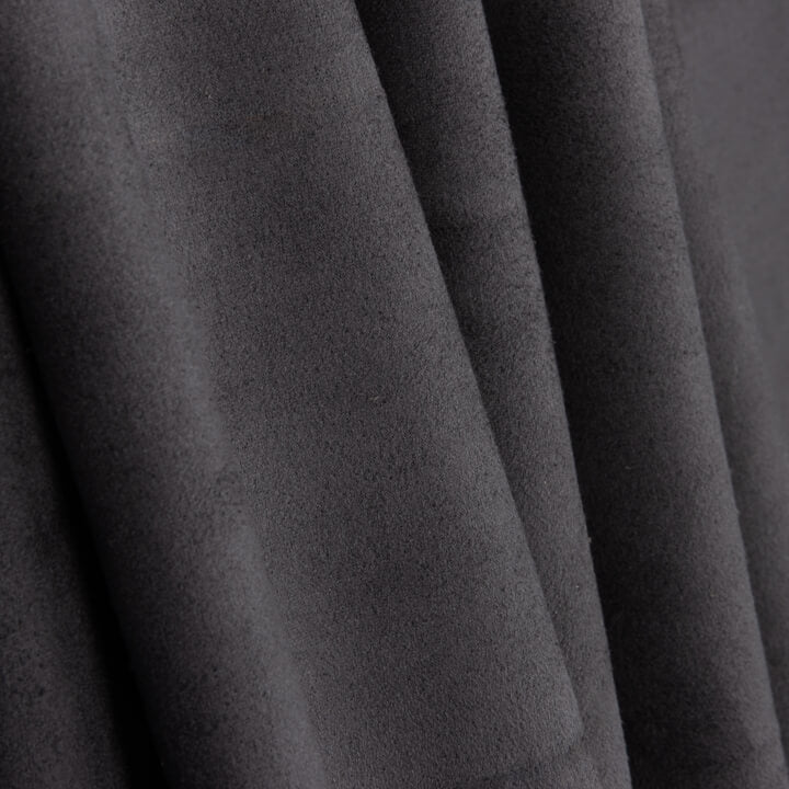 Dark Grey Scuba Knit Velour Top - Ribes y Casals