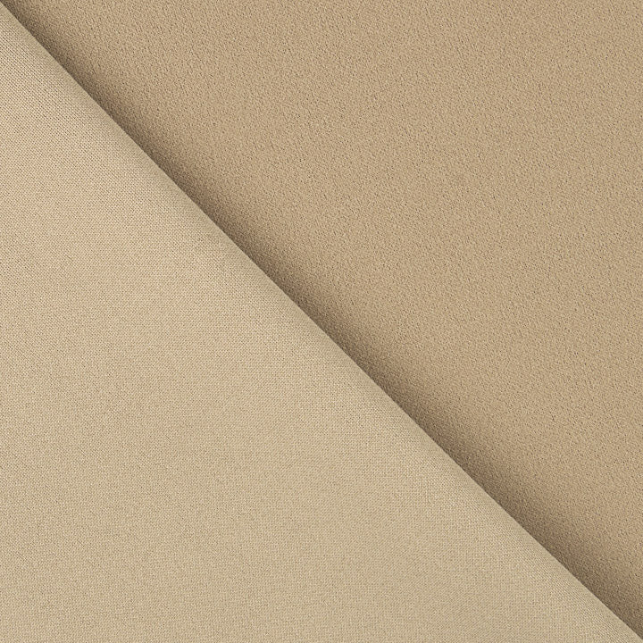 Beige Neoprene Fabric Scuba Knit Top - Ribes y Casals