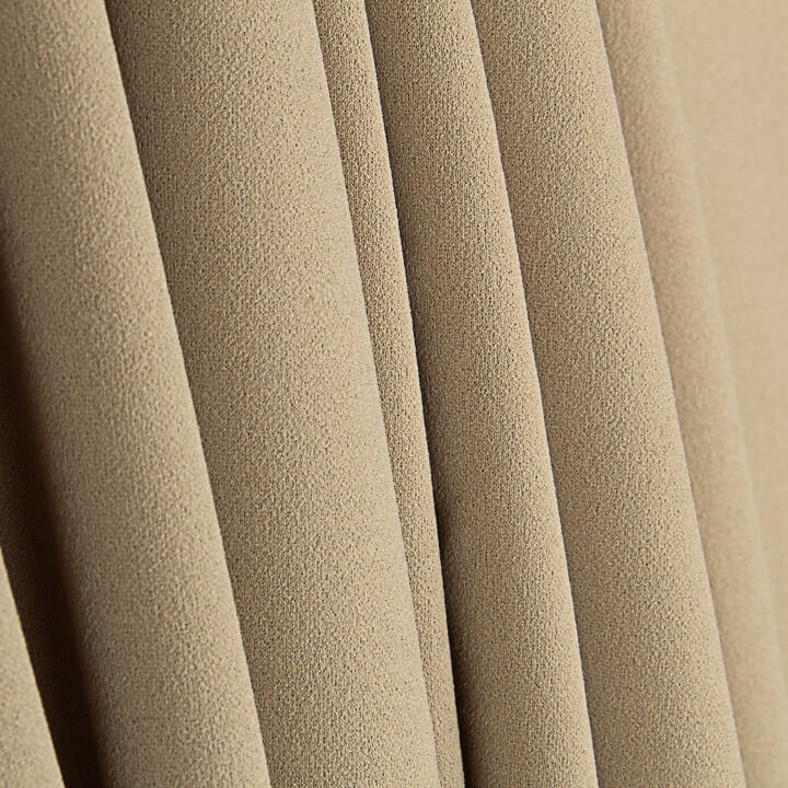 Beige Neoprene Fabric Scuba Knit Top - Ribes y Casals