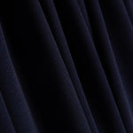 New Navy Blue Neoprene Crepe Top - Ribes y Casals