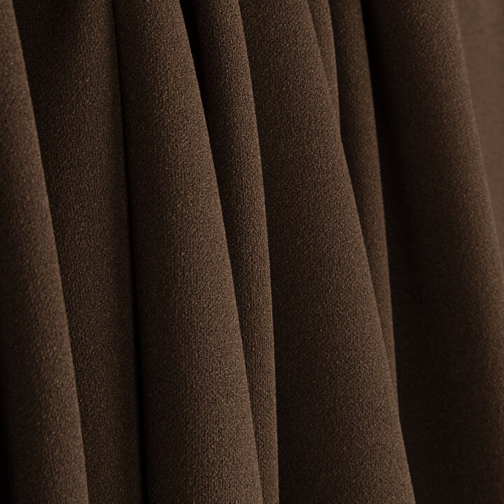 New Brown Neoprene Fabric Crêpe Top - Ribes y Casals
