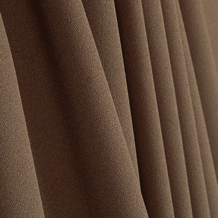 New Soft Brown Neoprene Crêpe Top - Ribes y Casals