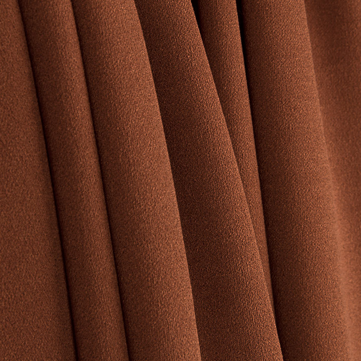 New Terracotta Neoprene Crêpe Top - Ribes y Casals