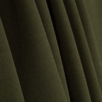 New Khaki Green Neoprene Fabric Scuba Knit Top - Ribes y Casals