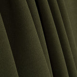 New Khaki Green Neoprene Fabric Scuba Knit Top - Ribes y Casals