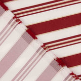 Plain polyester with burgundy and gold lurex stripes - Ribes y Casals