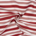 Plain polyester with burgundy and gold lurex stripes - Ribes y Casals