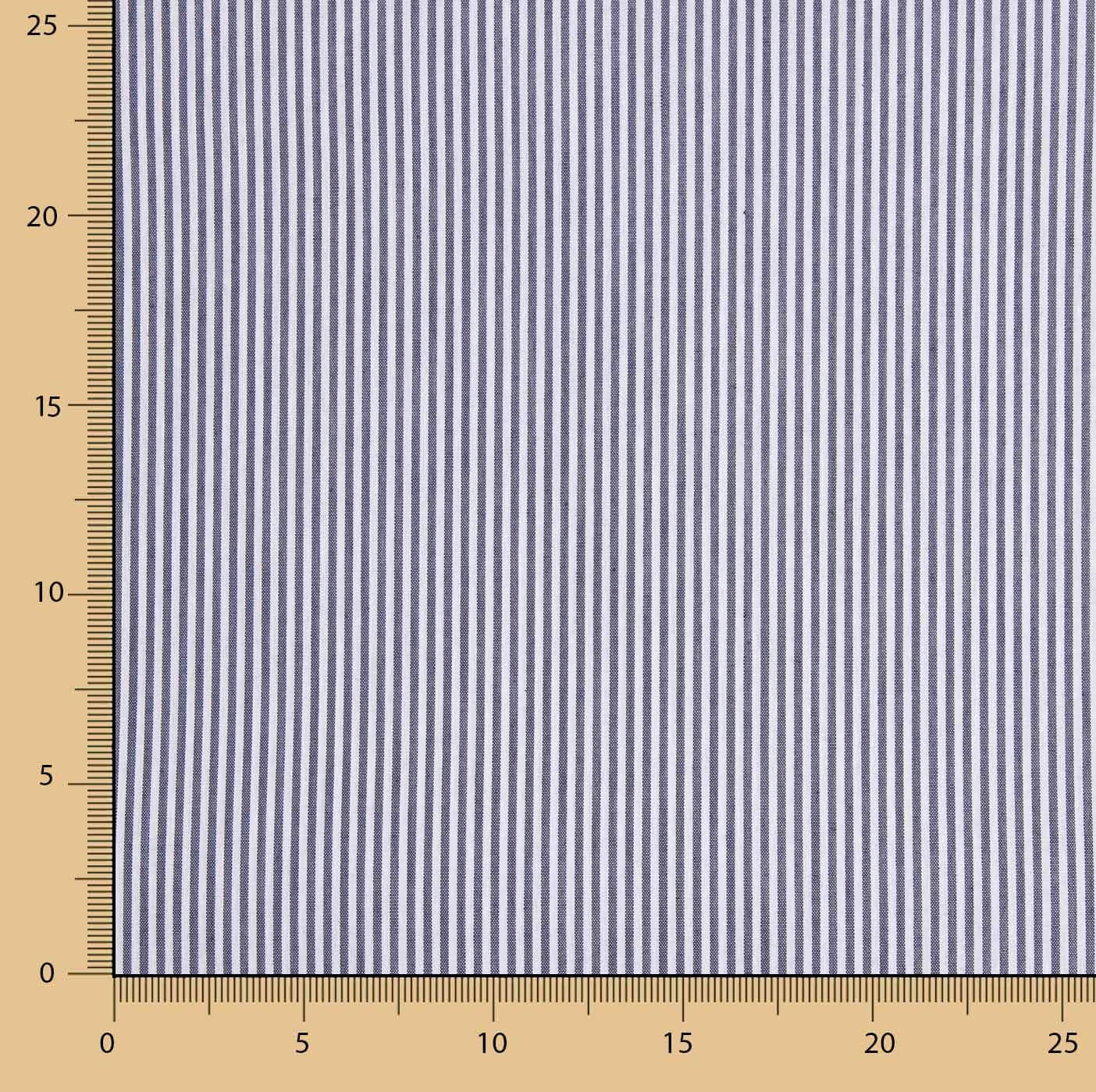 Navy Blue Stripes Mini 2mm - Ribes y Casals