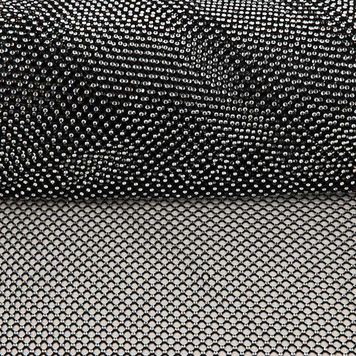 Net Fabric with Silver Rhinestones - Ribes y Casals