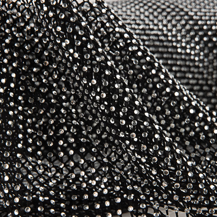 Net Fabric with Silver Rhinestones - Ribes y Casals
