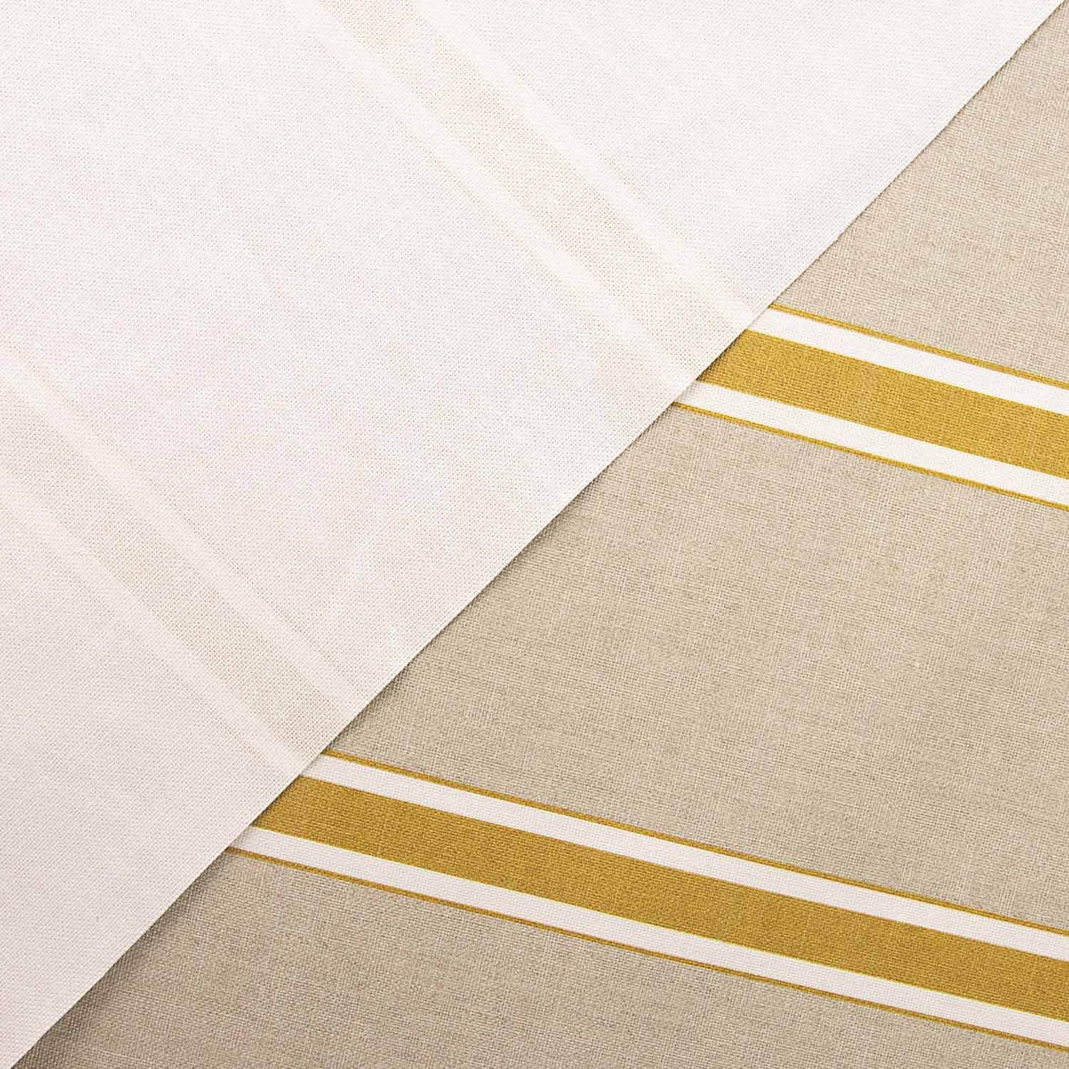 Resin-coated, stain-resistant, yellow stripes - Ribes y Casals