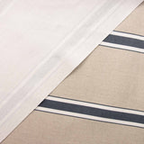 Resin-coated, stain-resistant, blue stripes - Ribes y Casals