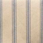Resin-coated, stain-resistant, blue stripes on natural background - Ribes y Casals