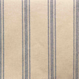 Resin-coated, stain-resistant, blue stripes on natural background - Ribes y Casals