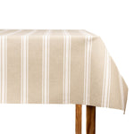 Resin-coated, stain-resistant, beige and white stripes - Ribes y Casals