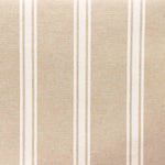 Resin-coated, stain-resistant, beige and white stripes - Ribes y Casals