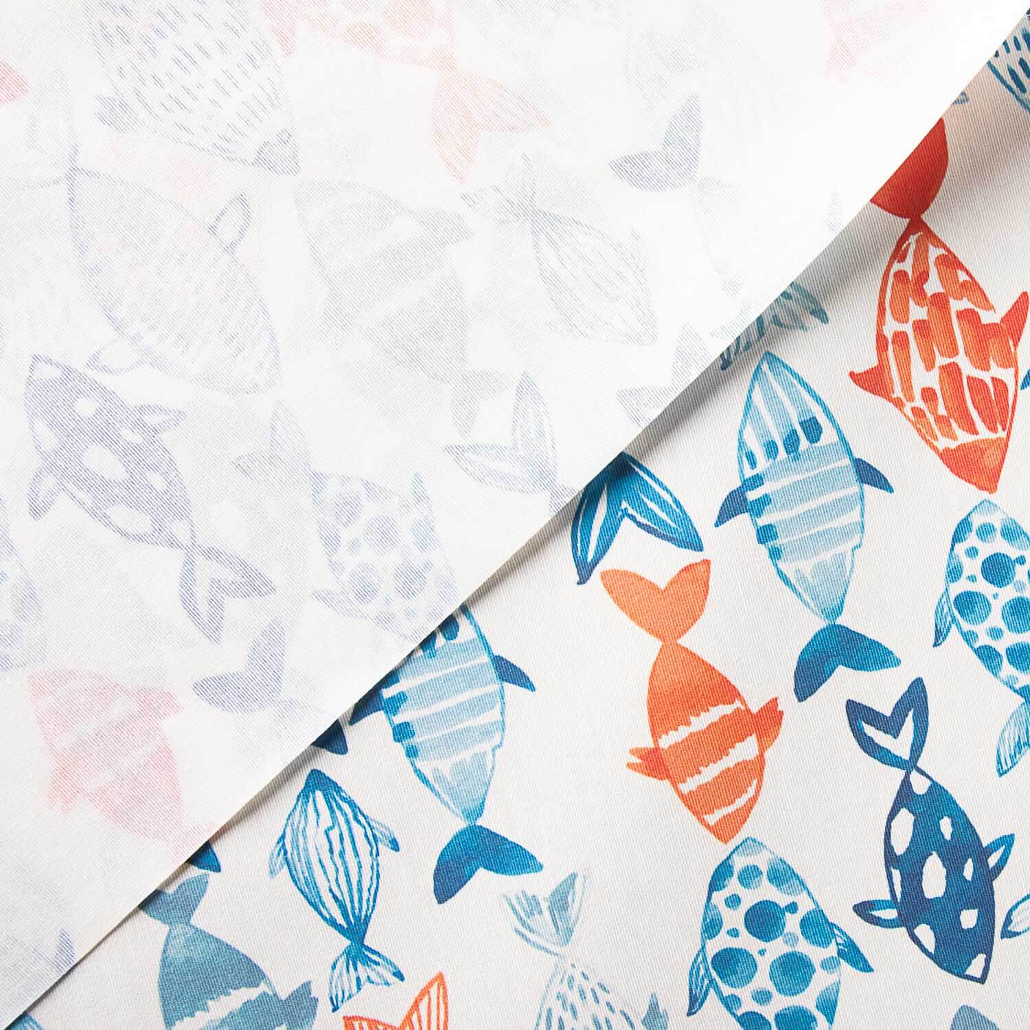 Resin-coated Mediterranean Fish Tablecloth - Ribes y Casals