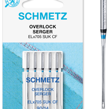 Schmetz ELx705 SUK CF Jersey Overlock Needles