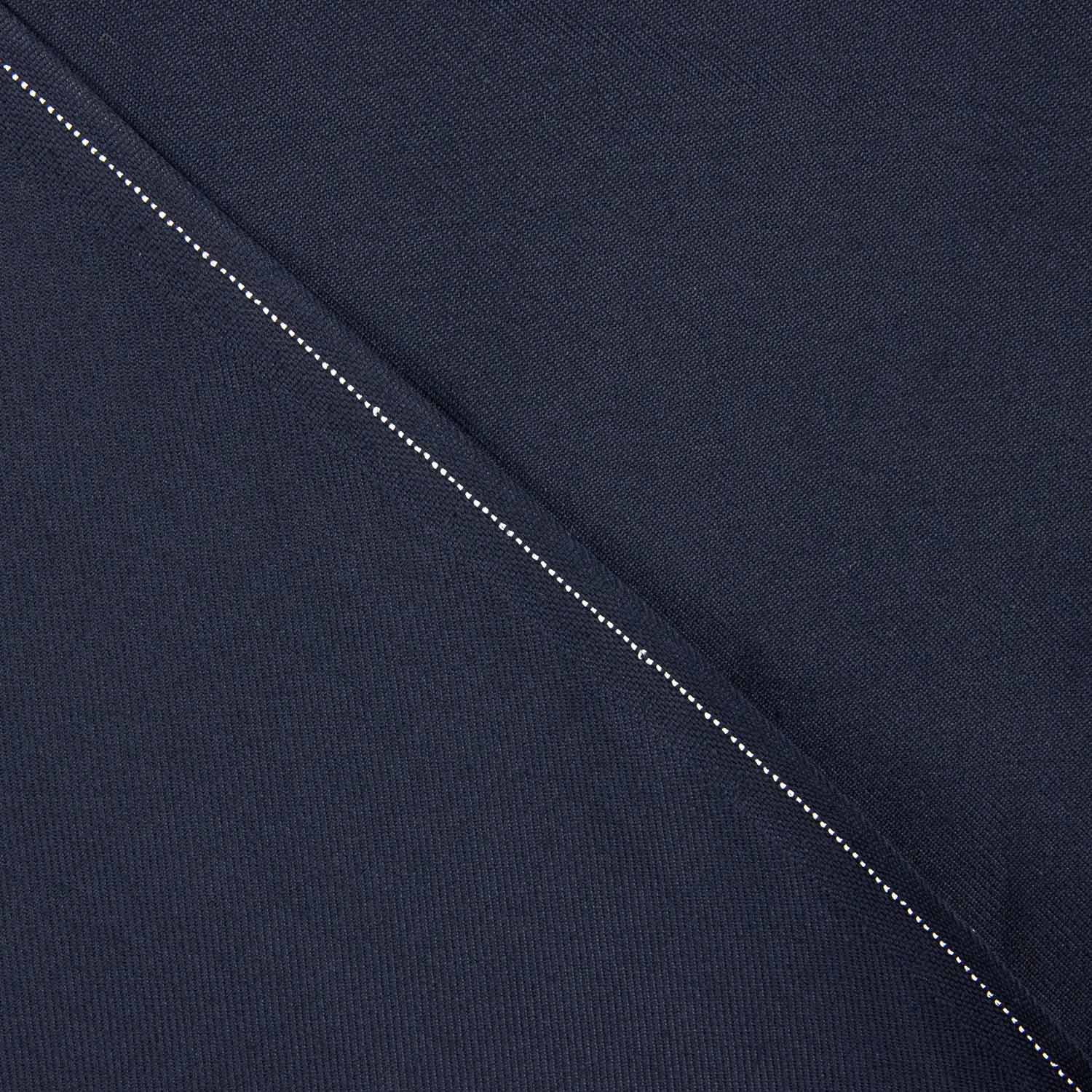 Navy Blue Twill Polyester Viscose - Ribes y Casals