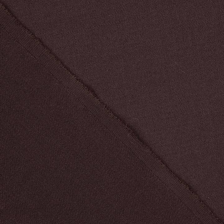 Brown Two-Way Stretch Twill - Ribes y Casals
