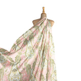 Pink Paisley print satin - Ribes y Casals