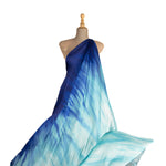 Blue Cascada Satin Print - Ribes y Casals