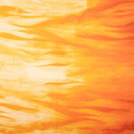 Orange satin print waterfall - Ribes y Casals