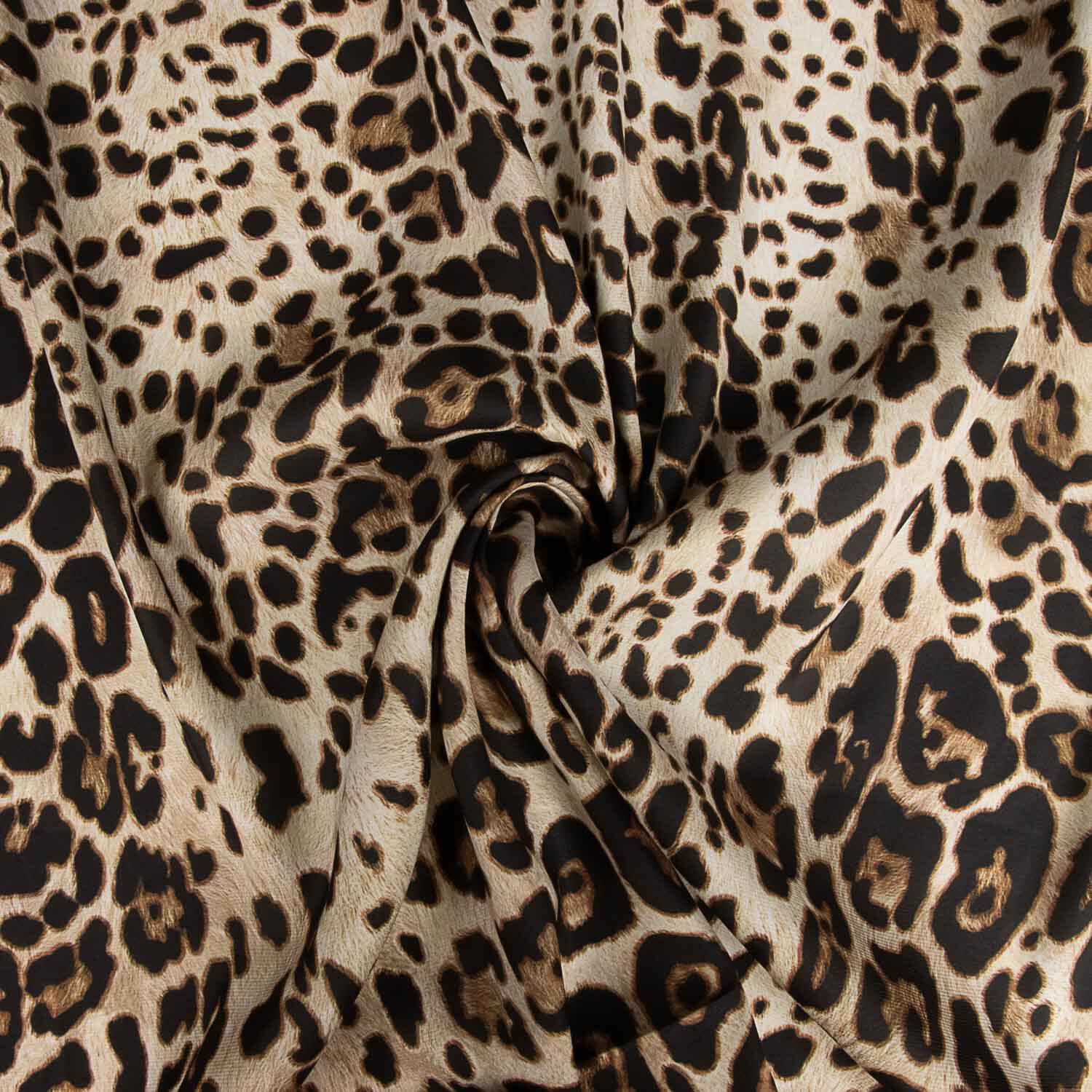 Polyester Satin – Leopard Chic - Ribes y Casals