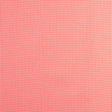 Fluorescent Coral Mini Checks Poplin - Ribes y Casals