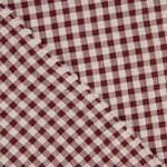 Seersucker Vichy Checks, Maroon - Ribes y Casals