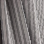 Pearl Grey Striped Seersucker - Ribes y Casals