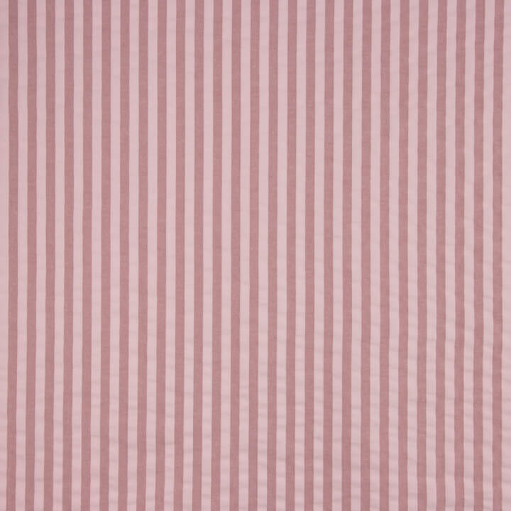 Powder Pink Striped Seersucker - Ribes y Casals