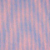 Blue and Pink Mini Checks Poplin - Ribes y Casals
