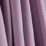 Blue and Pink Mini Checks Poplin - Ribes y Casals