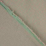 Green and Salmon Mini Checks Poplin - Ribes y Casals