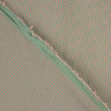 Green and Salmon Mini Checks Poplin - Ribes y Casals