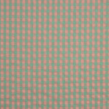 Green and Salmon Checks on Green Seersucker Poplin - Ribes y Casals