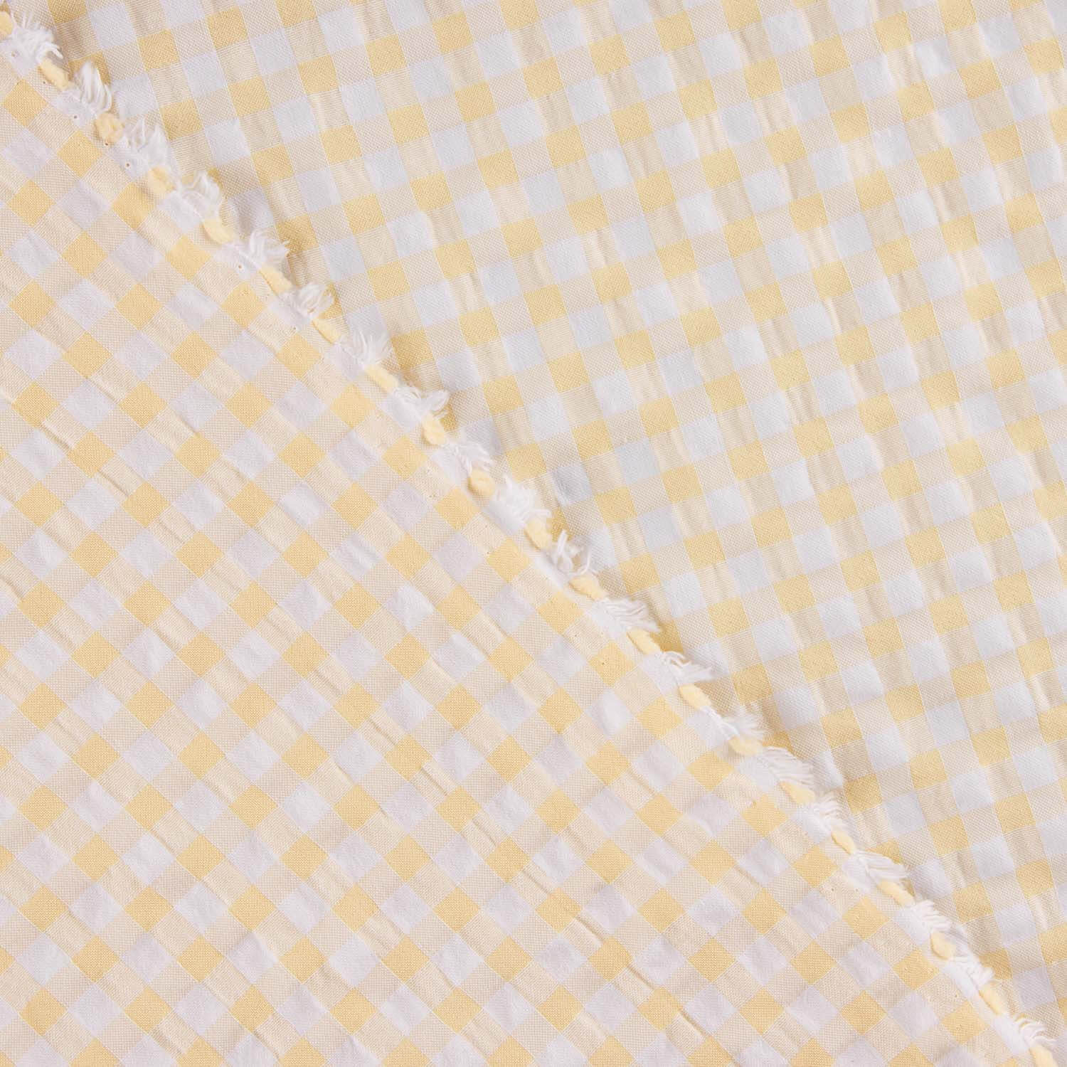 Cream Check Seersucker - Ribes y Casals