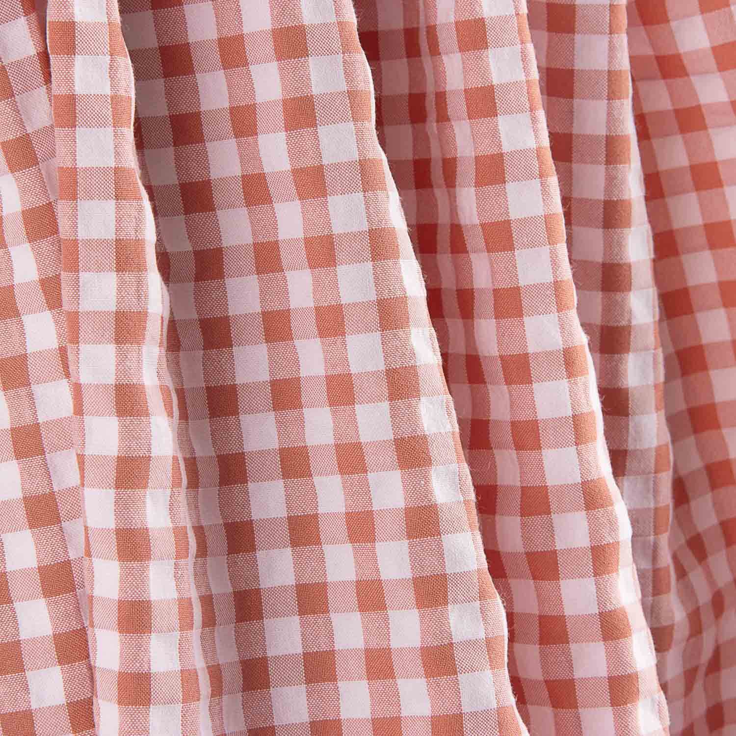 Red Checkered Seersucker - Ribes y Casals