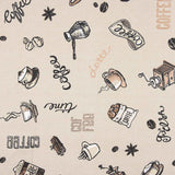 Vintage Coffee Printed Canvas - Ribes y Casals