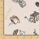 Vintage Coffee Printed Canvas - Ribes y Casals