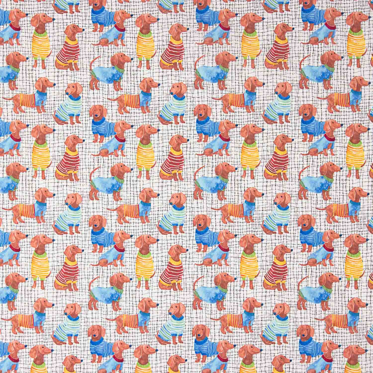 Sorona Technical Fibre with Dachshund Print - Ribes y Casals