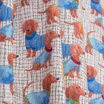Sorona Technical Fibre with Dachshund Print - Ribes y Casals