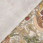 Beige ‘Bird Garden’ Cotton Canvas - Ribes y Casals