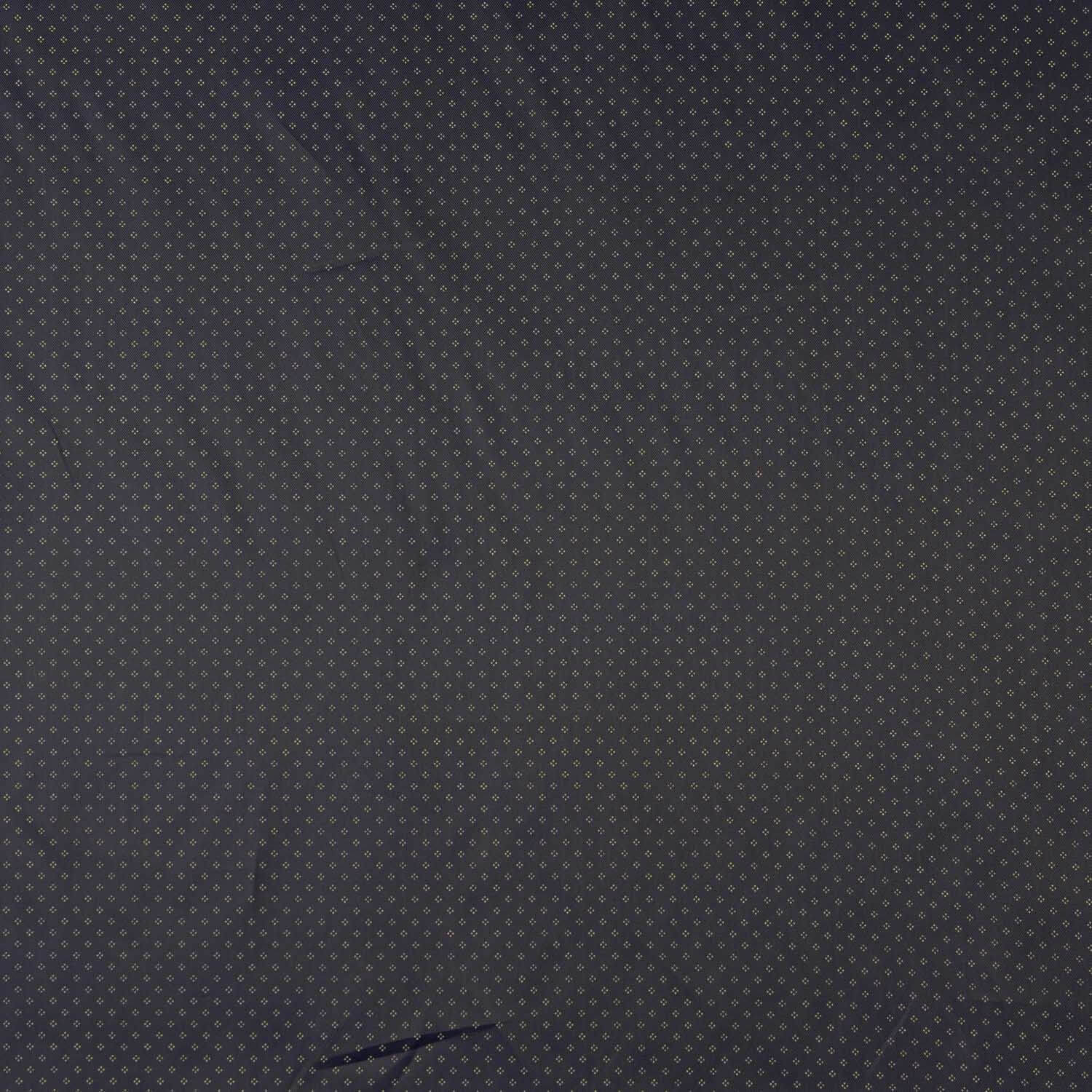 Deep Blue Polyester Lining with Tie Pattern - Ribes y Casals