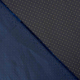 Deep Blue Polyester Lining with Tie Pattern - Ribes y Casals
